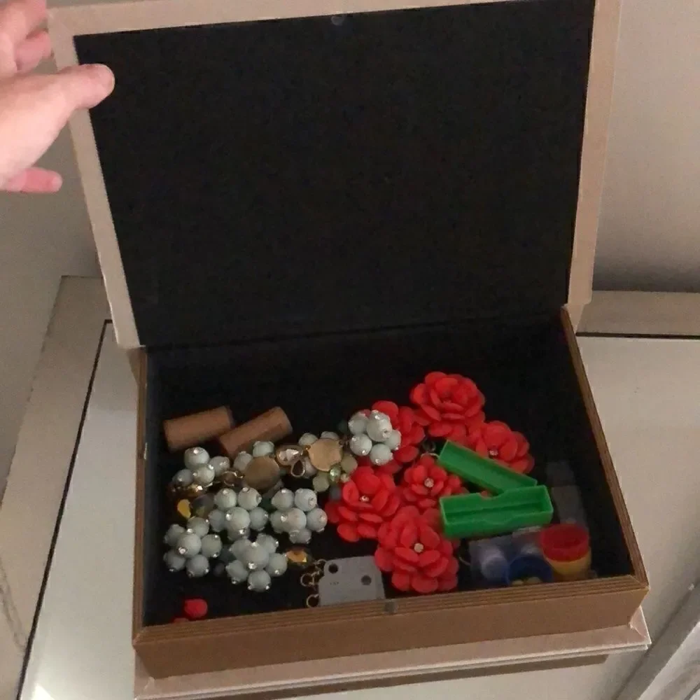 Carte Postale French themed storage box